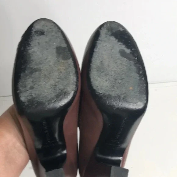 BOTTEGA VENETA BROWN Leather Heels - Picture 6 of 8